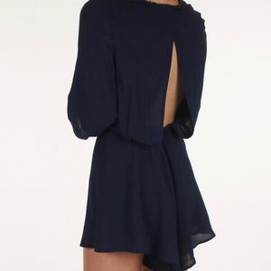 Sexy backless romper